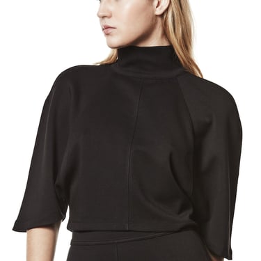 Zip Neck Cropped T-Shirt