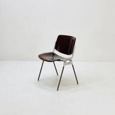 Mid century Stacking  desk chair  by Giancarlo  Piretti for Anomima  Castelli ,Italy 1960s 