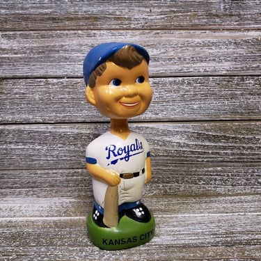 1998 Vintage Kansas City Royals Boy Bobblehead, Twins Enterprise 