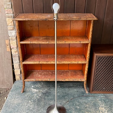 1960s Laurel Floor Lamp Silver Toned Vintage Mid-Century NO SHADE 