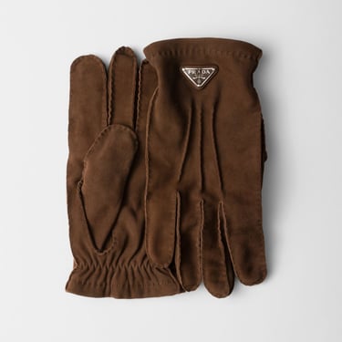 Prada Gloves Men Brown