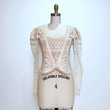 Lorrie Kabala Collectable Vintage Lace Top from Best Dressed Alaska Collection