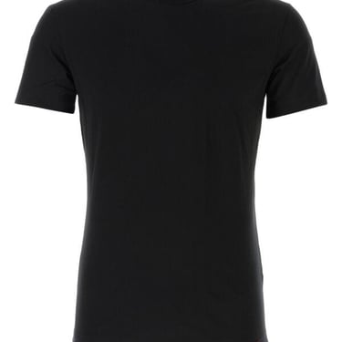 Dsquared Men Black Cotton T-Shirt Set