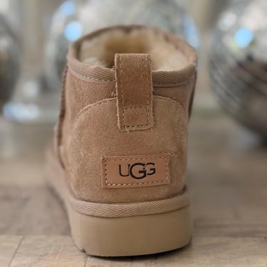 Cozy Tan Suede Shearling Ankle Boots | Soft Lined Winter Booties | Faux Fur Warm Slip-On Shoes | Size 7 Women’s 
