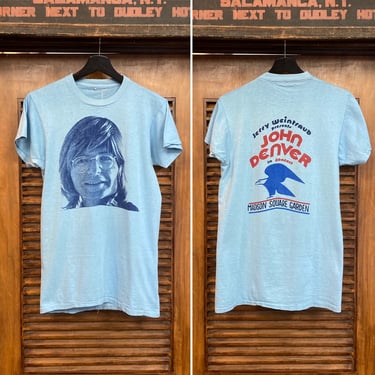 Vintage 1970’s John Denver Folk Rock Country Concert Band T-Shirt, Original, 70’s Tee Shirt, Vintage Clothing 
