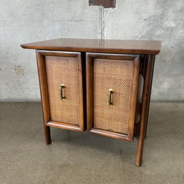 Mid Century Walnut Floating Nightstand