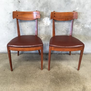 Pair Of Drexel Dining Chairs By Kipp Stewart