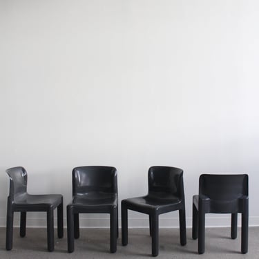 Model 4875 Chairs by Carlo Bartoli for Kartell