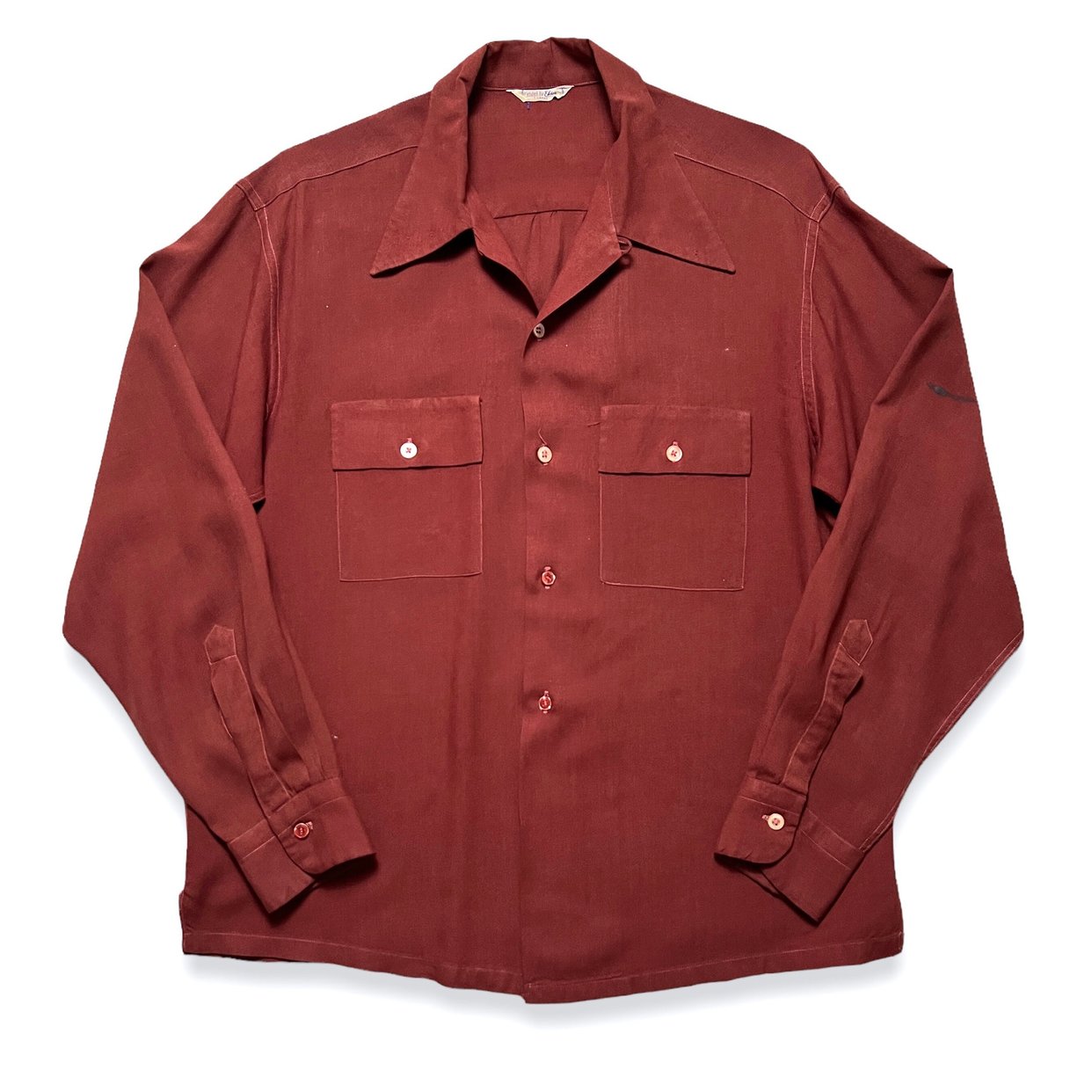 トップス 40s rayon gabardine shirts xs3x