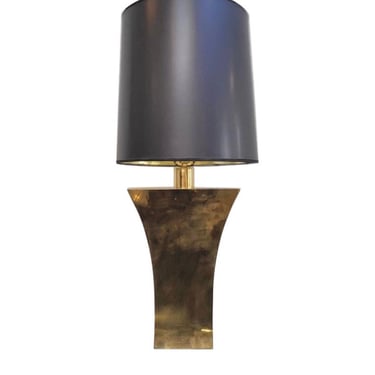 Vintage Art Deco Brass Table Lamp 