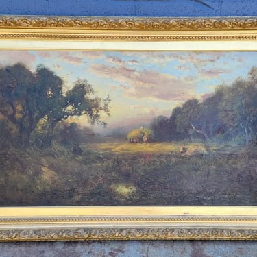 Large-Scale William Keith Landscape Painting 