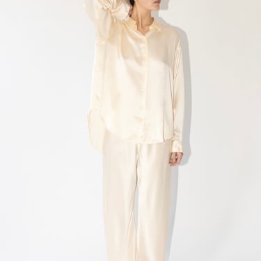 Silk La Shirt Classica in Cream