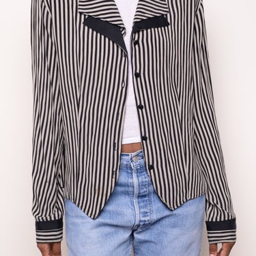 Striped Suit Jacket