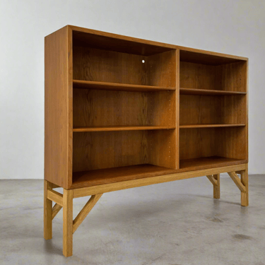 Børge Mogensen Model #153 Oak Bookcase - #A1609 - Produced by CM Madsen for FDB Møbler