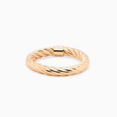 Twisted Tube Ring