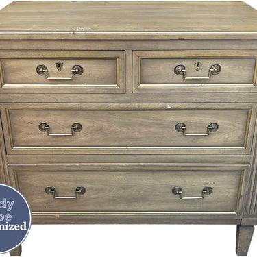 35.5&quot; Unfinished 4 Drawer Heritage Vintage Dresser #08592