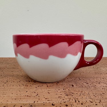 Vintage Shenango Airbrushed Pink Coffee Cup | H15 1957 