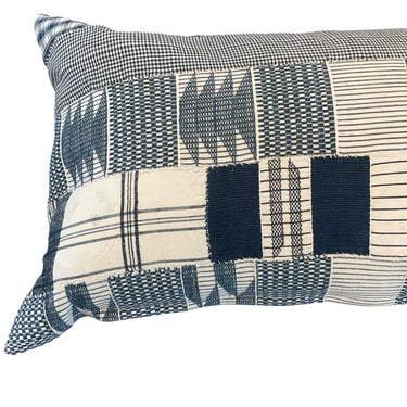 Antique African patchwork Pillow