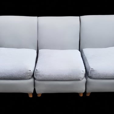 Mid Century Modern Heywood Wakefield 3 Modular Sofa Newly Upholstered