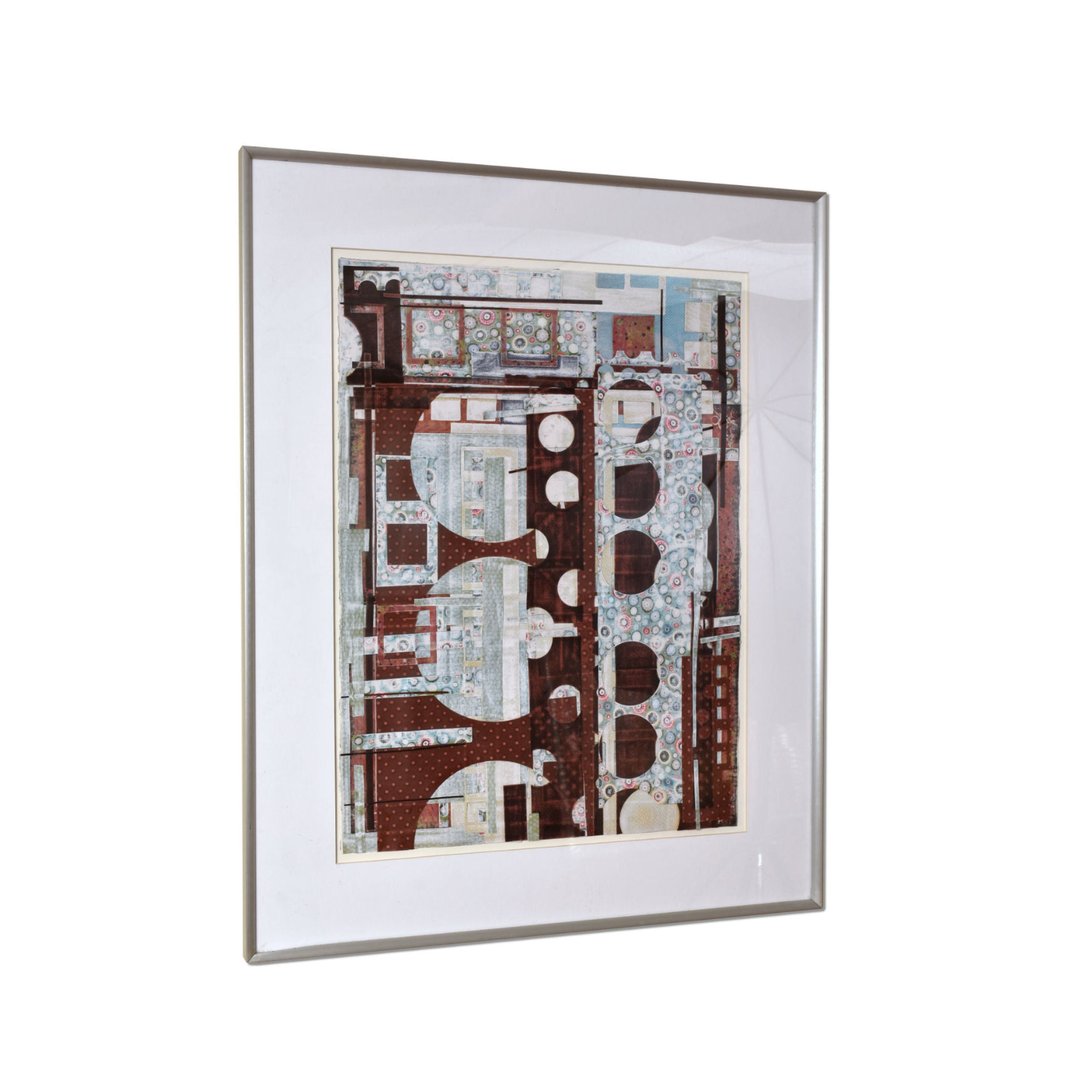 Kathleen Bridges Multi Layered Paper Collage Furnish Me Vintage