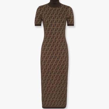 Fendi Women Fendi Brown Dresses