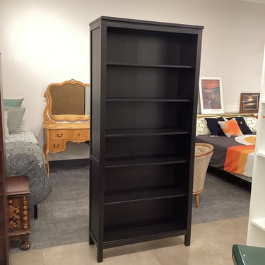 Sleek Black Bookshelf