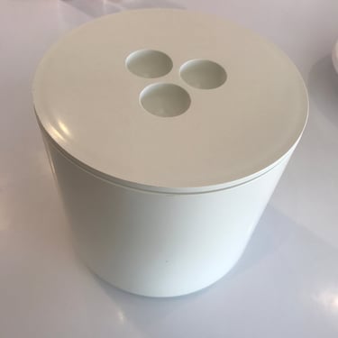 101477965 - White plastic Ice Bucket - Crayonne - GLAM - DECOR