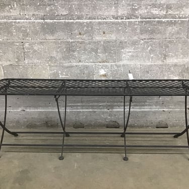 Steel Garden Bench (Seattle)