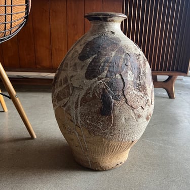 Large stoneware vase