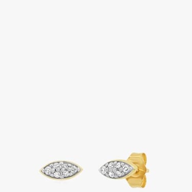 Eriness Diamond Evil Eye Studs