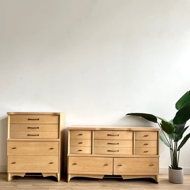 Pair of Vintage Mid Century Dressers