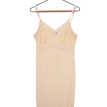 Buttercream Lace Trim Slip Dress