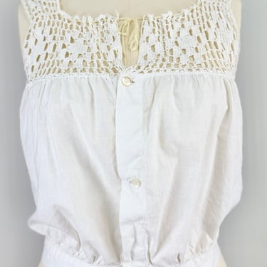 Edwardian Crochet Corset Cover