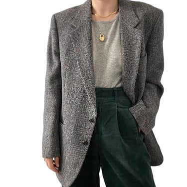 Vintage Burberry Harris Tweed Blazer Sport Coat | Walkingtan