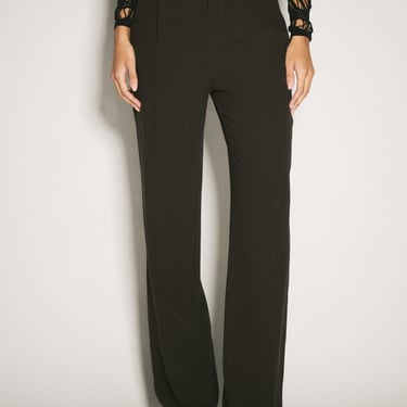 Saint Laurent Women Silk Tailored Pants