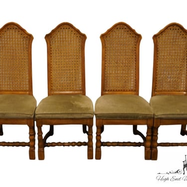 Set of 4 DREXEL HERITAGE Chartwell Collection Cane Back Dining Side Chairs 164-831 