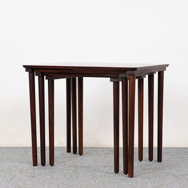 Rosewood Nesting Tables by Mobelintarsia - (322-206) 