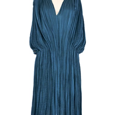 2005 Lanvin Pleated Silk Dress