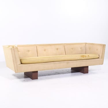 Edward Wormley for Dunbar Mid Century Double Arm Sofa - mcm 