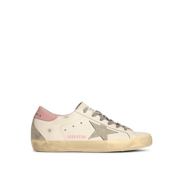 Golden Goose White Leather Superstar Sneakers Women