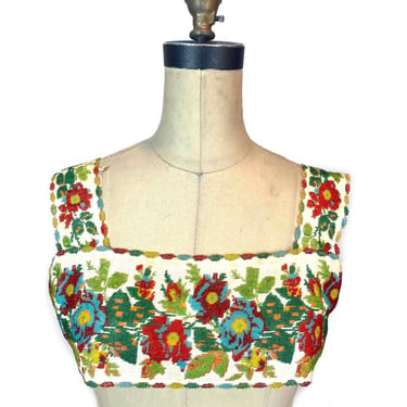 1920s 1930s Mexican Beaded Blouse Top Oaxaca Antique 