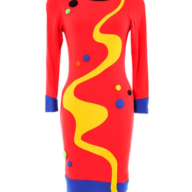 Fabrice Novelty Colorblock Dress