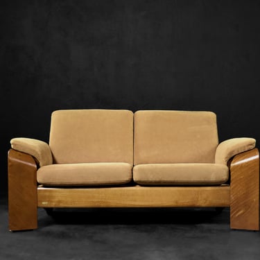 Mid-Century Norwegian Modern Two-Seater Sofa Stressless Pegasus Low Back Loveseat from Ekornes 