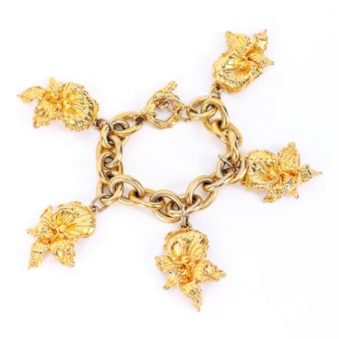 Golden Orchid Bracelet