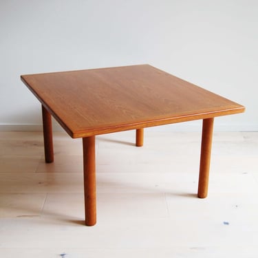 Danish Modern Hans Wegner Teak Side Table Andrea Tuck Made in Denmark 