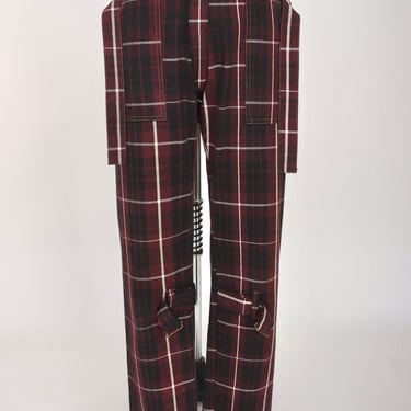 Vivienne Westwood Anglomania Tartan Zipper Jeans