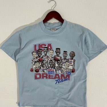 Vintage Dream Team Basketball Mens Olympics T-Shirt Sz. L
