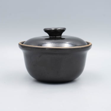 Heath Ceramics Black Individual Casserole With or Without Lid | Vintage California Pottery 