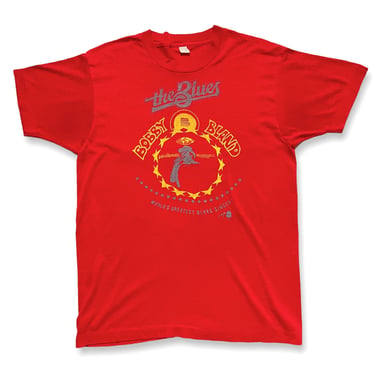 Rare! ~ Vintage 1980s BOBBY BLUE BLAND Tour T-Shirt ~fits M ~ 