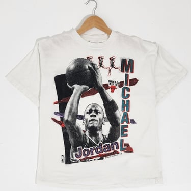 Vintage 1990s Michael Jordan Magic Johnson T-Shirt Sz. L